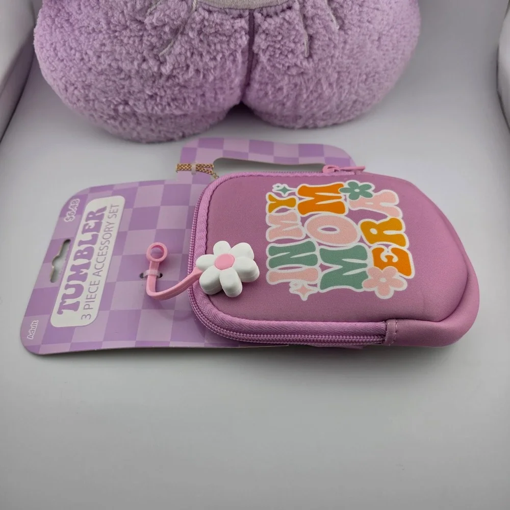 Mothers Day Gift Bundle Flower Mom Plush Tumbler Accessories Set‎